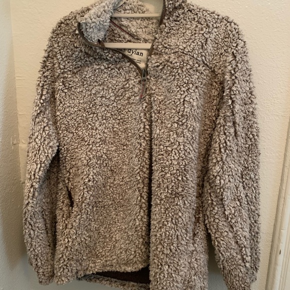 dylan Fuzzy Quarter Zip - Picture 1 of 1